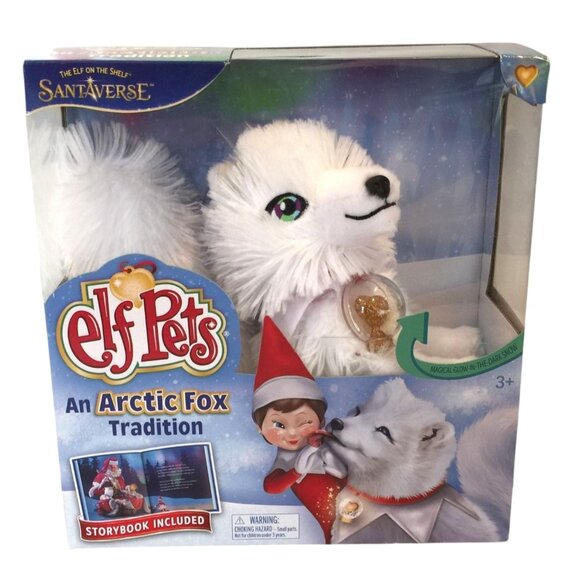 The Elf on the Shelf ELF PETS AN ARCTIC FOX Tradition Plush & Book - Picture 1 of 5